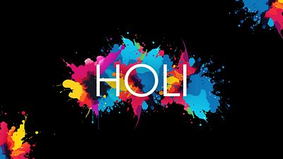 Holi Festival of Colors Animated Finch Template animated canva design finch graphic design motion graphics presentation