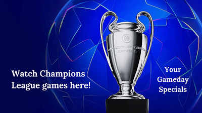 Champions League Games Animated Finch Template animated canva design finch graphic design motion graphics presentation