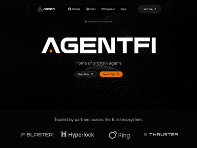 AGENTFI - AI Website ai agent ai assistant ai generator ai generator website ai paltform ai powered ai technology ai tool design artificial intelligence chat gpt design landing page trending ui ux visual arts web design web platform