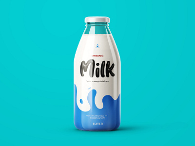 Milk Brand brand identity branding branding design design designerachit digital art editorial graphic design illustration logo logo design milk milk brand packaging typography vector illustration