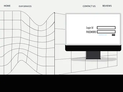 Minimalist Swiss Style Website UI – Login Page Concept design graphic design interface login page design ui uidesign uiux ux website interface design website ui