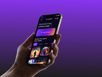 AI Image Generation App Design ai ai app ai app design ai bot ai bot app ai business app ai chat ai chat bot ai design ai image app app design app developer application image ai image generator mobile mobile app pixelnaiem text to image ui designer