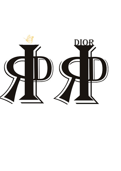 DIOR LOGO REDESIGN branding dior graphic design logo logo redesign photoshop redesign ui