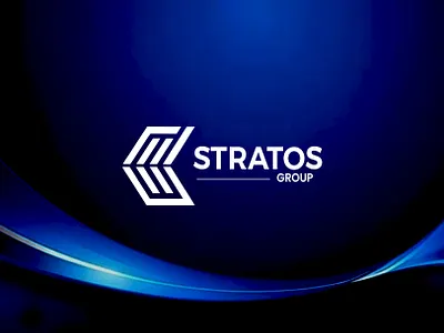 stratos Group business logo. branding graphic design logo