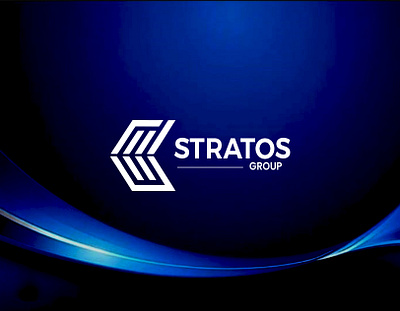 stratos Group business logo. branding graphic design logo