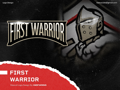 FIRST WARRIOR (MASCOT LOGO PROJECT) art artwork branding design drawing logo mascot mascot logo