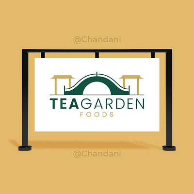 Tea Garden Foods logo graphic design logo