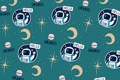 Hey Space Cadet! astronaut pattern creative creative space digital art digital pattern graphic art graphic design outerspace patterns repeating pattern space pattern wallpaper