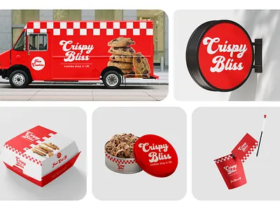 Crispy Bliss – Sweet & Bold Branding illustration