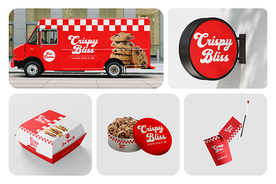 Crispy Bliss – Sweet & Bold Branding illustration