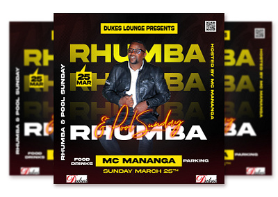 Rhumba Nights Flyer design flyer photoshop rhumba