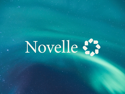 Novelle ai app artifical intelligent branding circles cosmic geometric innovate inspiration logodesign minimalist moon shooting star sun