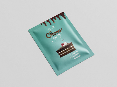 Minimal Chocolate Syrup Sachet Design 🍫 branding choco chocolate chocolate design design graphic design graphic designer illustration label label design logo minimal modern packaging packaging design sachet designer syrup syrup design