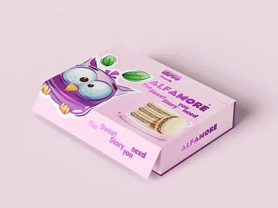 Playful Funny Alfamore Packaging Design 🍪 alfamore branding children illustration design funny packaging graphic design graphic designer illustration label label designer minimal modern packaging packaging designer playful design