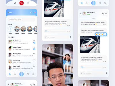 Mobile App - Chatting chat chat app chat mobile app chatting clean design cross platform direct messaging flutter group group chat instant messaging message messaging messaging app messenger mobile mobile app mobile chat network social networking