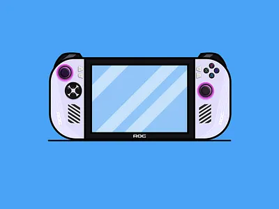 Steam Desk Illustration animation branding design gamepad graphic design illustration logo steamdesk typography vector