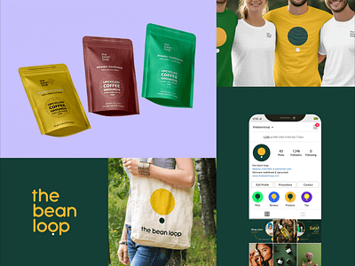 The Bean Loop - Logo & Identity Design beauty and cosmetics brand book branding cosmetics brand graphic design logo packaging design poster design pouch packaging product packaging skincare skincare brand skincare branding skincare logo social media design social media posts stationery desin typographic logo typography website design