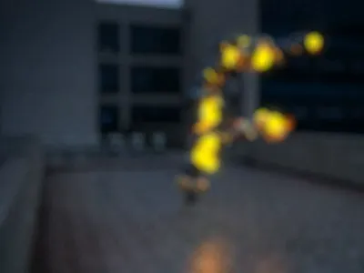 Dynamic Fusion: 3D Text Interacts with Real-Life Scenes motion graphics