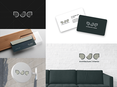 DJA - Logo & Identity Design architecture architecture and interior logo architecture logo branding business card design envelope design firm logo graphic design interior interior logo letter combination logo logo design minimal logo monogram social media design stationery logo typographic typographic logo wordmark