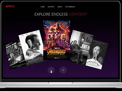 Netflix Cool Scroller animation branding ui