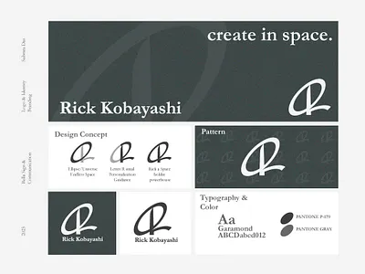 Rick – The Spaceholder Powerhouse: Brand Identity & UI Kit brand identity branding graphic design guidance logo healthcare branding healthcareui landing page logo design medical branding monogram personal branding personal development logo space holding logo storytelling website design elements wellness branding