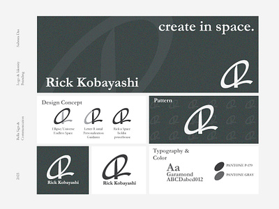 Rick – The Spaceholder Powerhouse: Brand Identity & UI Kit brand identity branding graphic design guidance logo healthcare branding healthcareui landing page logo design medical branding monogram personal branding personal development logo space holding logo storytelling website design elements wellness branding