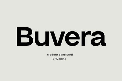 Buvera Sans Serif Family branding buvera sans design font graphic design illustration logo sans serif typography ui ui font yukita creative