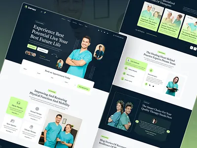 Zairapy - Physiotherapy Website figma design healthcarewebsitetemplate landing page minimal design nocodedevelopment physiotherapywebsitedesign physiowebsitetemplates responsive design template design uiux uiuxdesign user experience web devolopment webdesign webflow template website website concept website designer website template website theme