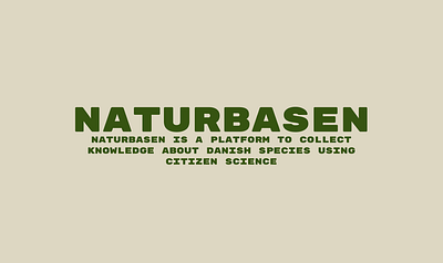 NATURBASEN APPLICATION application design nature redesign species ui