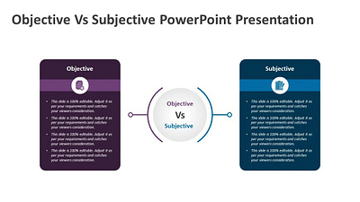 Objective Vs Subjective PowerPoint Presentation creative powerpoint templates objective powerpoint design powerpoint presentation powerpoint presentation slides powerpoint templates ppt design presentation design presentation template subjective