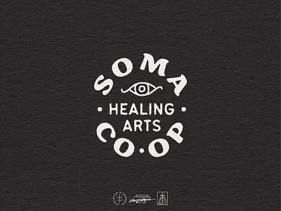 Soma Healing Arts Alternative Logo badge boho brand design brand identity branding branding design emblem eye hand drawn identity design lettering lockup logo logo design logo designer logodesign typographic typography vintage visual identity