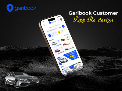 Garibook App Design android app app design bike booking app clean driver service ios maps pathao ride app ride booking ride sharing app taxi app travel travelling app trip uber uiux