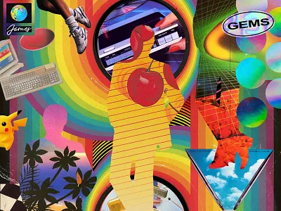 Theory of Man 80s analog collage collage art collage artist design designer graphic design james lano magazine orlando photoshop retro scan vintage