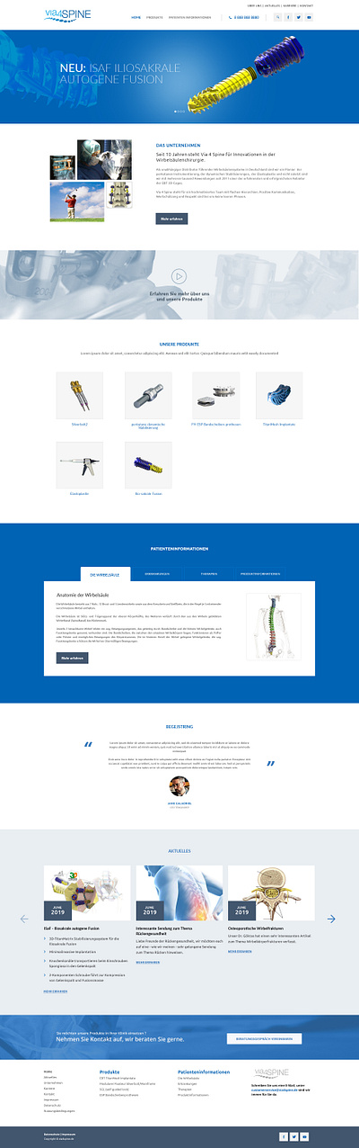 Medical Equipment Website Design medical equipment ui user interface design website design