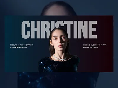 Dark Bold Magazine-Style Hero Section for Elementor elementor magazine style minimal personal branding portrait template