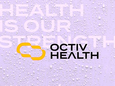 Octiv Health - Brand Identity brand identity branding colorful design health health is out strength light logo logo design logotype logotype design logo mark mark modern octiv health symbol typography vibrant vibrant design visual identity