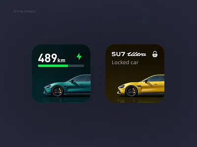 Xiaomi car SU7 ultra card 01 android app branding design graphic design icon illustration ios logo ui ux