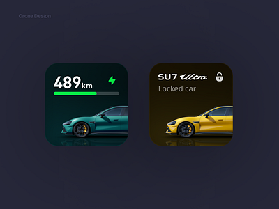 Xiaomi car SU7 ultra card 01 android app branding design graphic design icon illustration ios logo ui ux