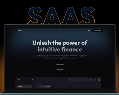 SaaS | Website figma landing page product design saas ui website design