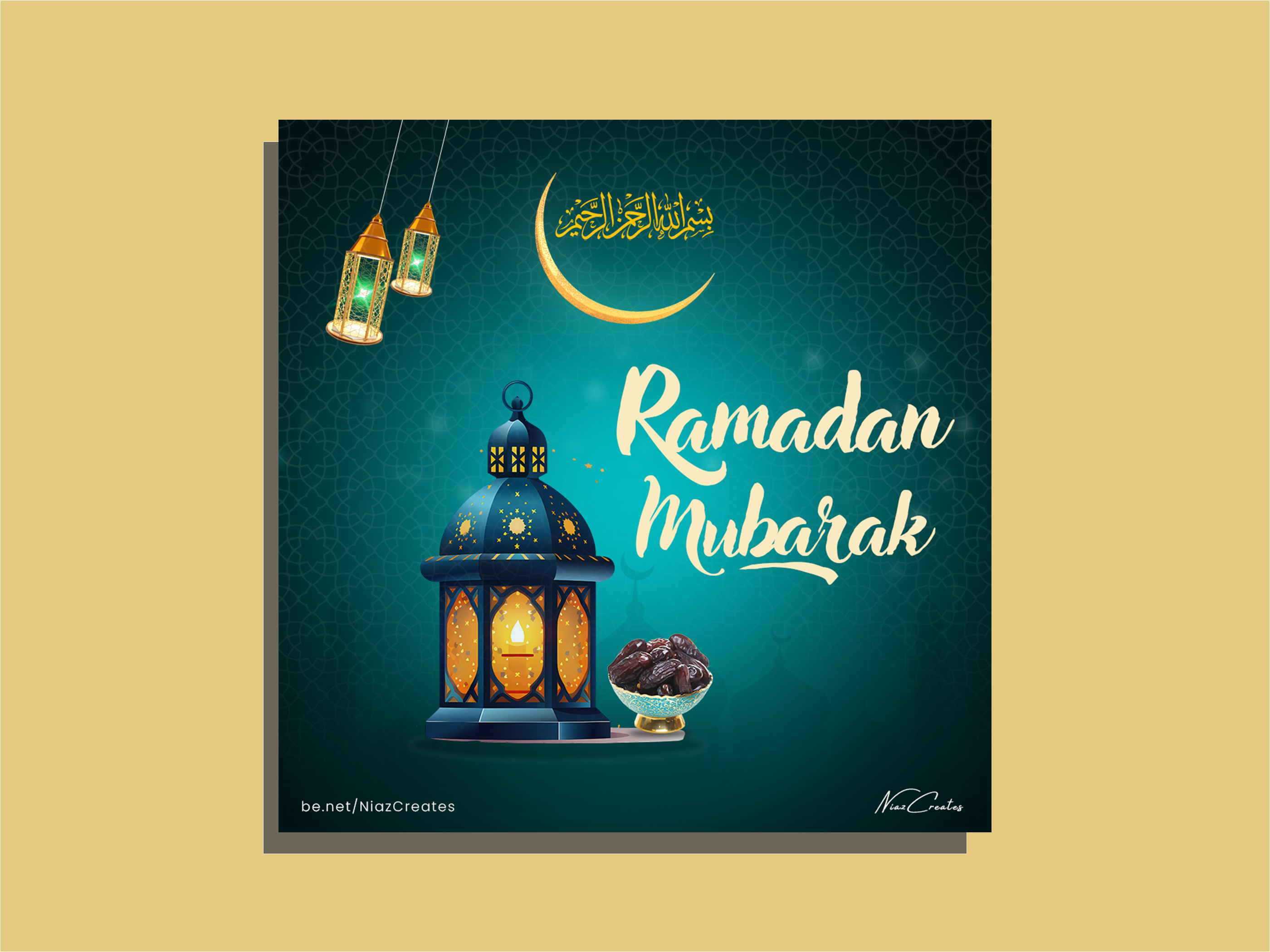 🌙 Ramadan Mubarak - Social Media Post design facebook post graphic graphic design holy ramadan instagram post niaz niaz creates niazcreates post design ramadan mubarak social social media social media post