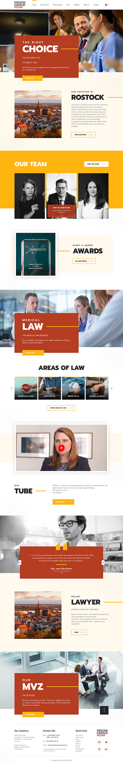 Lawyer Website Design in Figma gohighlevel (ghl) lawyer web design