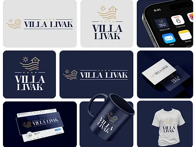 Villa Livak Logo concept brand identity branding business logo creative logo custom logo design inspiration flat logo graphic design logo concept logo design logo designer logo inspiration logo process logo trends minimal logo modern logo monogram logo professional logo typography logo unique logo