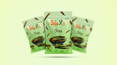 OKRA Packaging Pouch Design 3d box packaging brand guideline brand identity branding design fmgc graphic design green orange illustration label and packaging logo logo design mockup okra packaging packaging design pouch vector visual identity