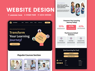 Landing page | Web Designer hero image home page home screen homepage landing landing page landing page | web designer landingpage minimal ui user interface ux web banner web design web designner web development web page web site webdesign website