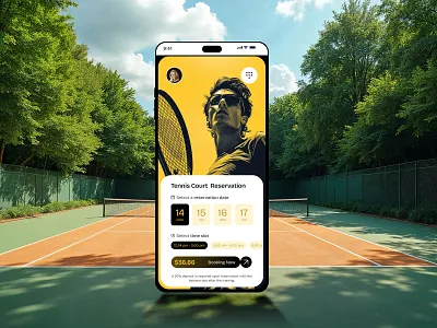 Tennis Court Reservation 2025 app design mobile tennis tennis court reservation trend ui ux
