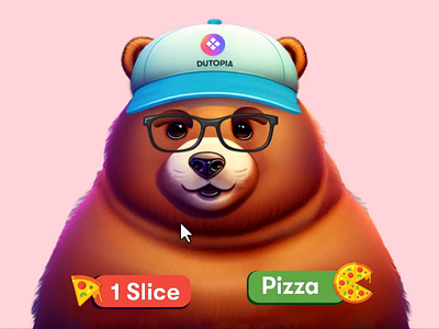 Interactive Rive Animation – 🐻 animation bear dutopia graphic design interactive lottie motion graphics neelart playful rive saloni