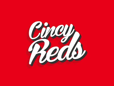 Cincy Reds baseball logo cincinnati reds cincy reds drawing illustration letter illustration lettering ohio sketch sports logo springtraining type design typedesign vector art vector lettering