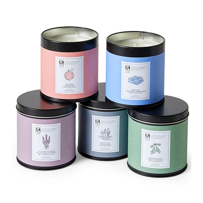 Candle Label Design // JOANN Stores graphic design package design