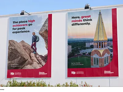 DU Undergrad Enrollment Campaign brand design branding campaign brand design du graphic design uga undergradaute enrollment university of denver