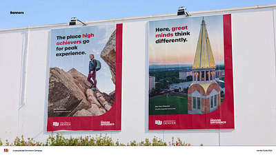 DU Undergrad Enrollment Campaign brand design branding campaign brand design du graphic design uga undergradaute enrollment university of denver